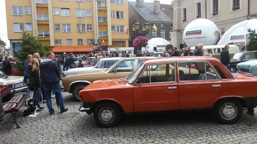 Oldtimers rally . 20.06.2015 .  Западная Польша,  город Свебодзин