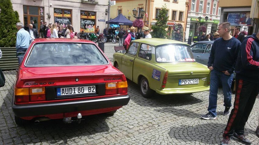 Oldtimers rally . 20.06.2015 .  Западная Польша,  город Свебодзин