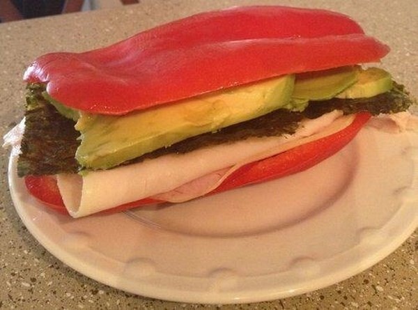 Сэндвич из болгарского перца