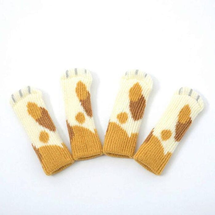 Кошачьи носочки для мебели защищающие напольное покрытие