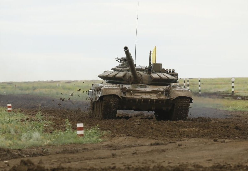 Танковый биатлон под Волгоградом