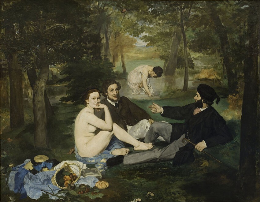 19. Эдуард Мане, "Завтрак на траве", 1863