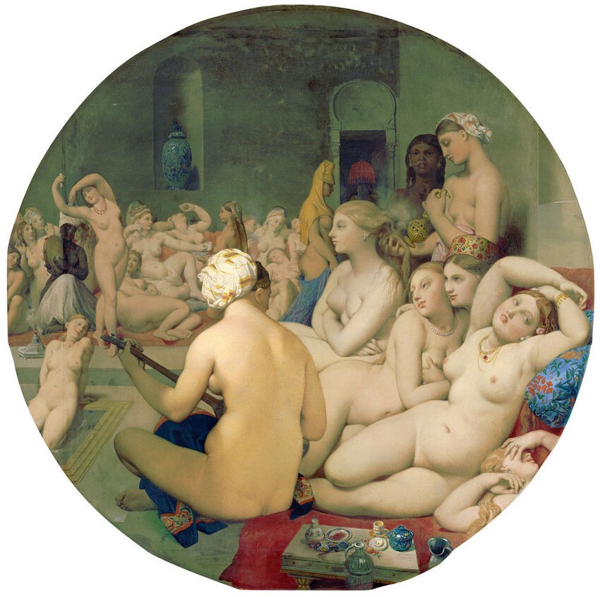 4. Жан Огюст Доминик Энгр, "Турецкая баня", 1862