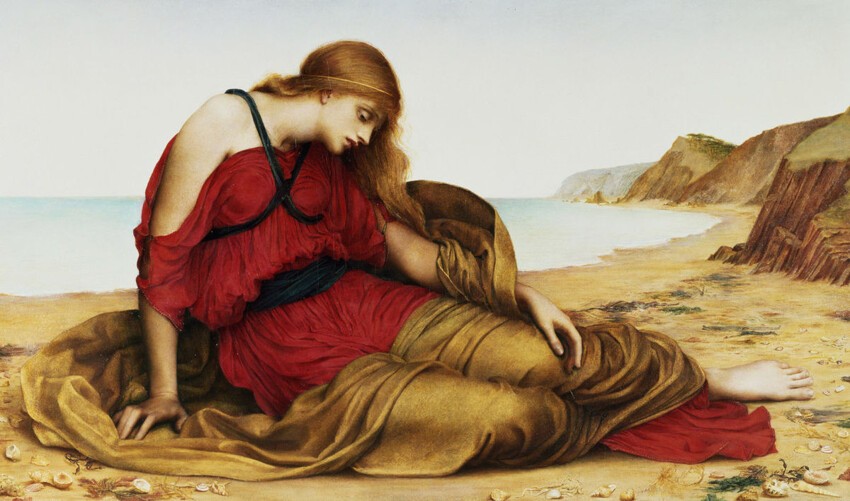 36. Эвелин де Морган, "Ариадна на Наксосе", 1877