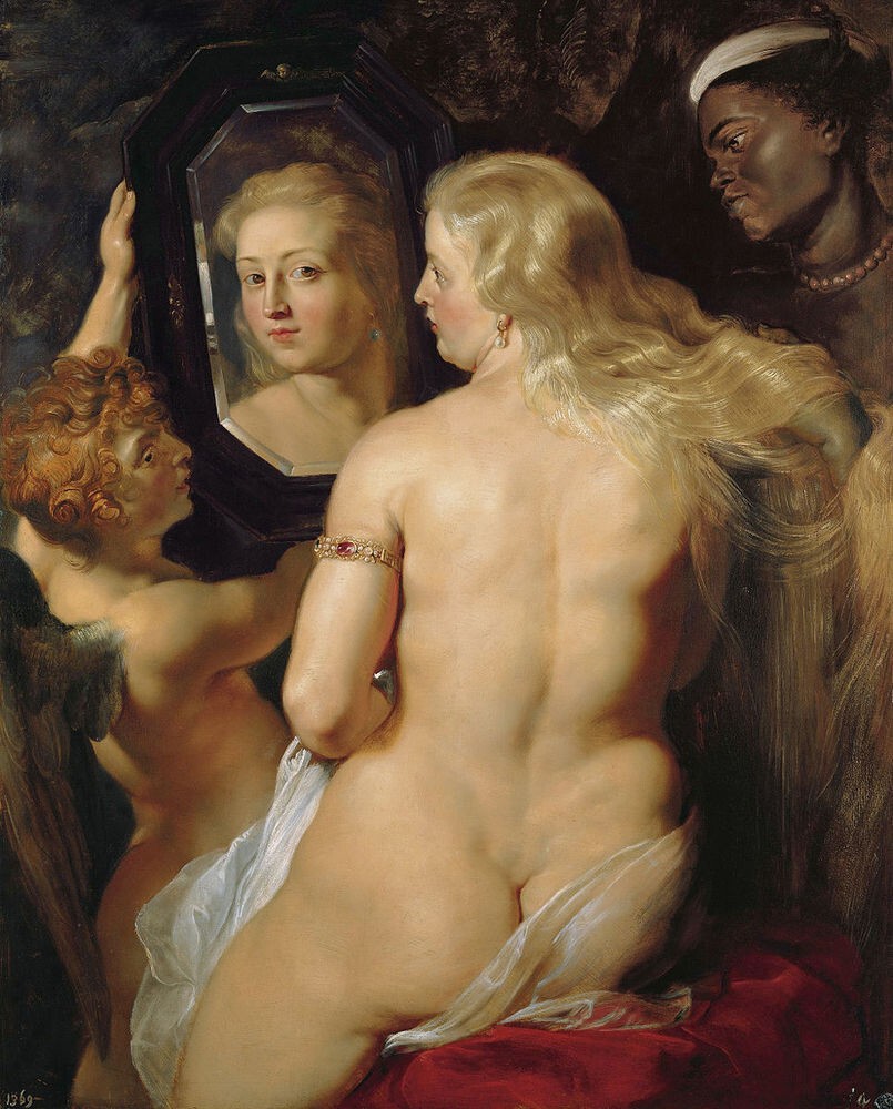 7. Питер Пауль Рубенс, "Венера у зеркала", 1613-14