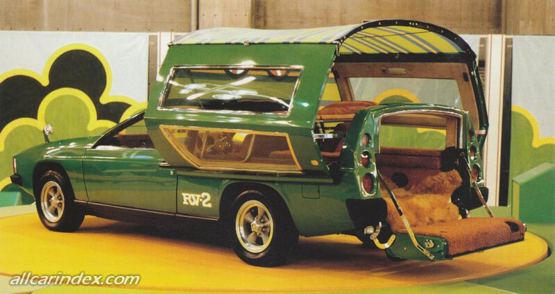 Toyota RV-2 - концепт дома на колесах 1972 года