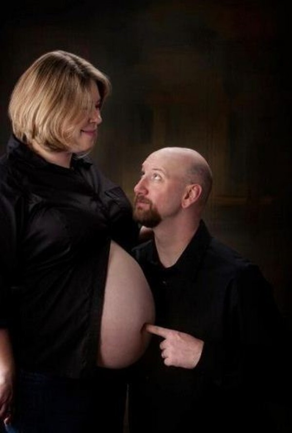 50 самых странных портретов беременных женщин