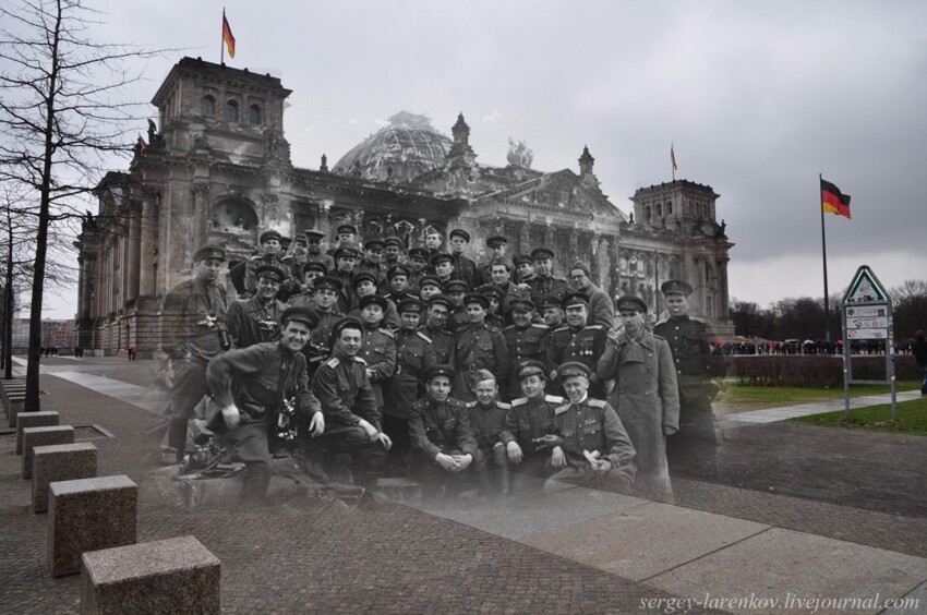 13. Берлин 1945-2010 Военные корреспонденты у Рейхстага. Им я обязан осуществлением этого проекта.