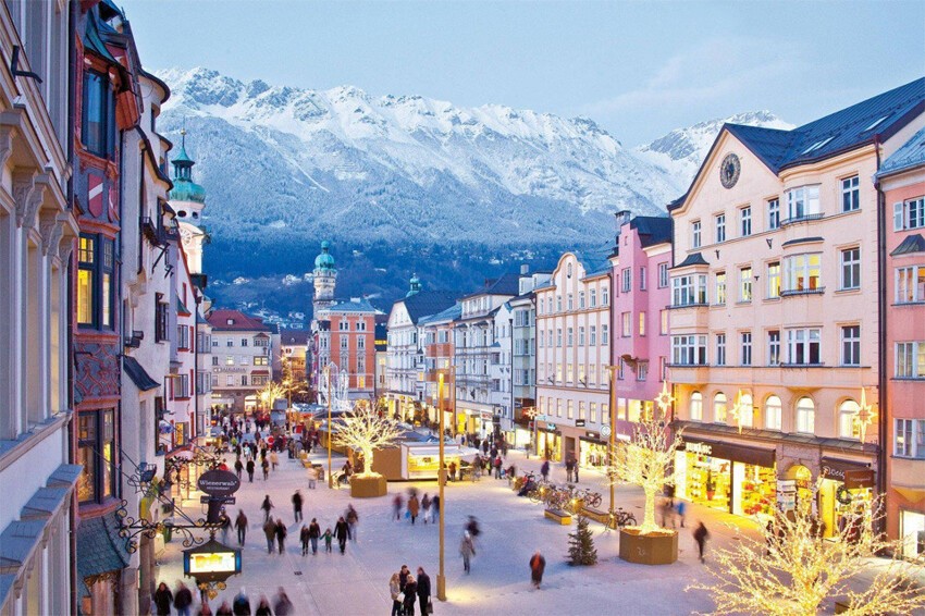 Прекрасный центр зимнего спорта и отдыха. Город Инсбрук, Австрия. Фото: Innsbruck Tourist Board