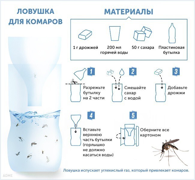 4. Самодельная ловушка для комаров