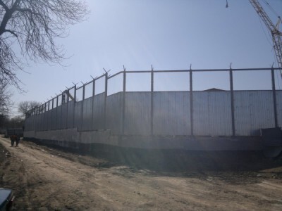 Забор концлагеря в Николаеве