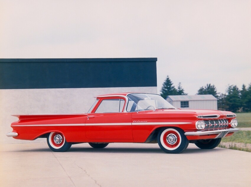 1959 год, Chevrolet El Camino первого поколения неспроста заслужил славу самого красивого в мире пикапа.