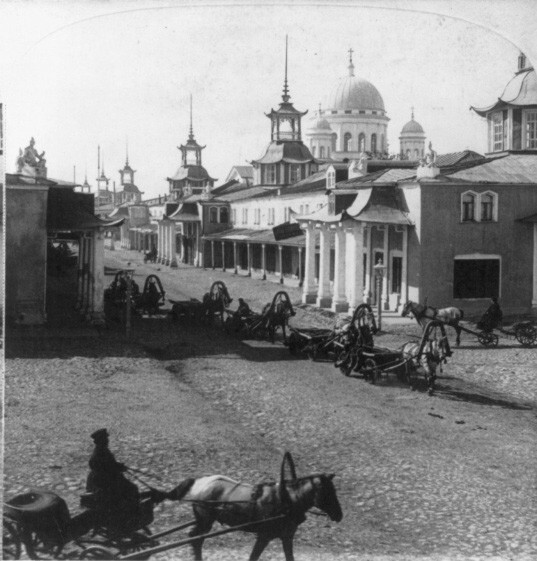Китайские ряды на Нижегородской ярмарке. 1902г.