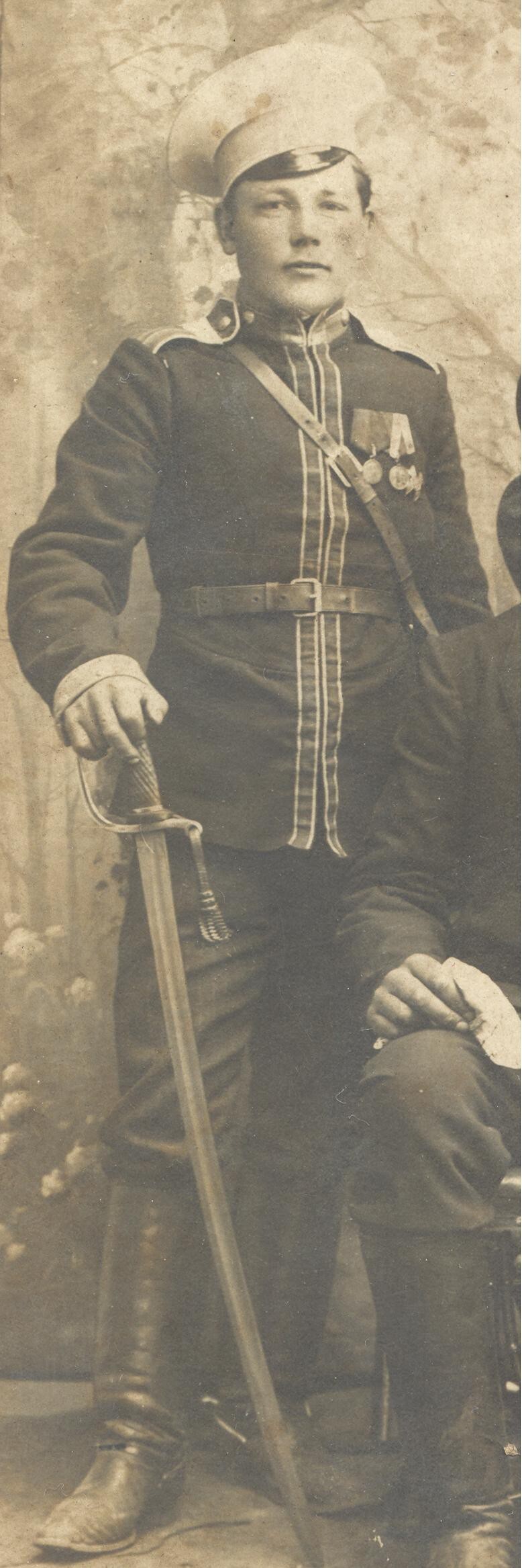 Старший унтер-офицер 12 Стародубовского драгунского полка (либо наездник унтер-офицерского звания