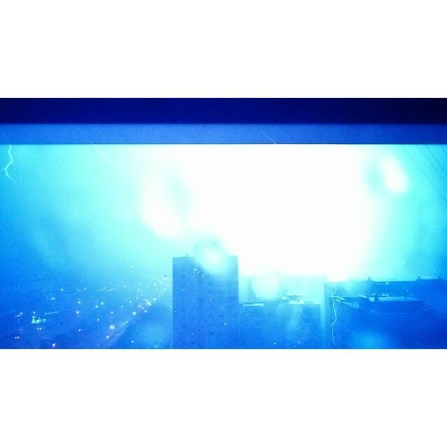 Шаровая молния в Сыктывкаре (фото из Instagram*)