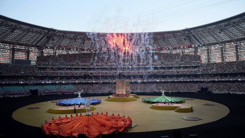 Грандиозное шоу-закрытие первых Европейских игр в Баку. Как это было