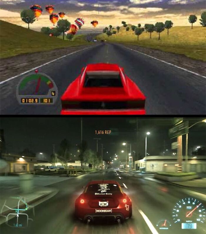  2. The Need For Speed (1994) vs. Need For Speed (2015)