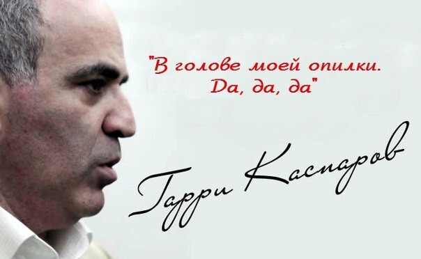 Каспаров призывает вооружить убийц