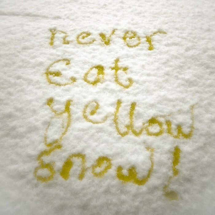 1. Желтый снег
