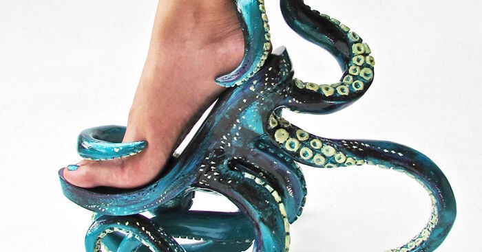 Босоножки-осьминожки и другая необычная обувь Кермита Тесоро 