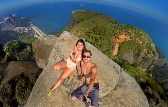 Бразильская пара рискнула жизнью ради селфи