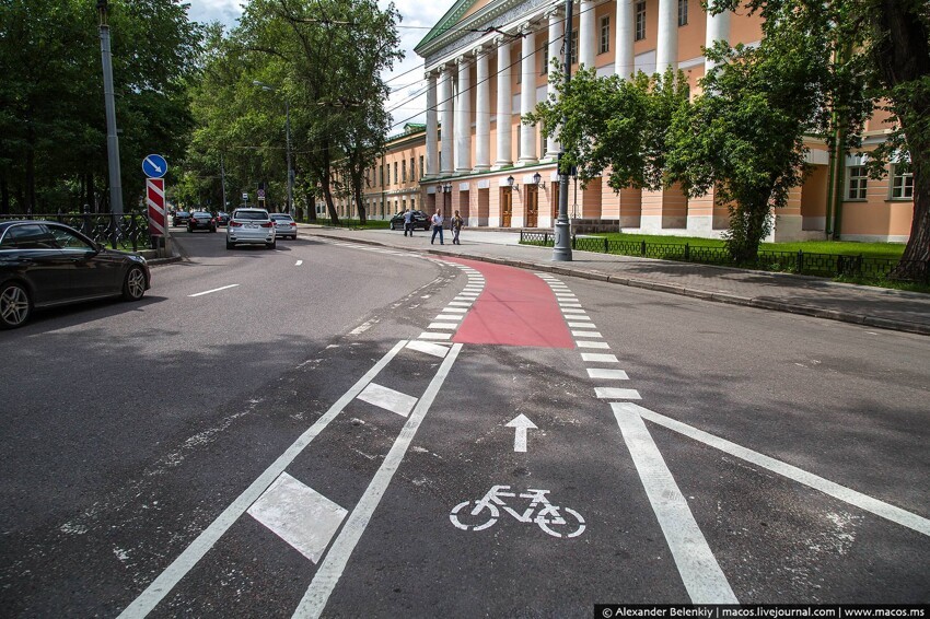 Велодорожка в Москве