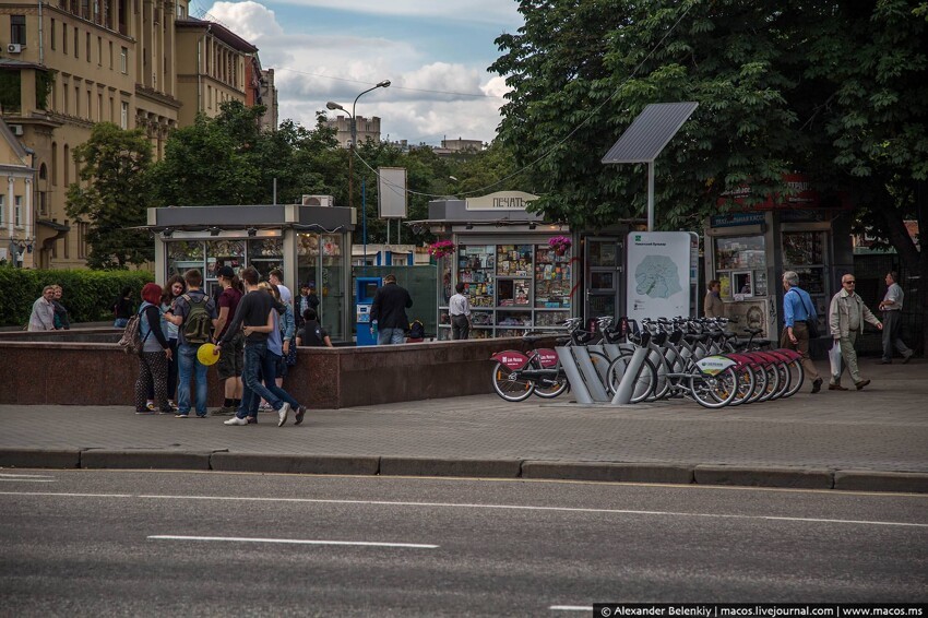 Велодорожка в Москве