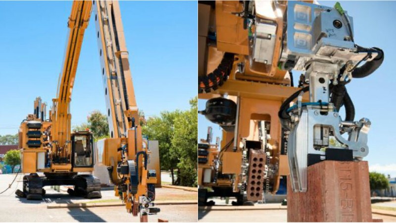 Робот-каменщик может построить дом за 2 дня