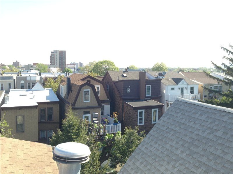 Вид с террасы апартаментов.