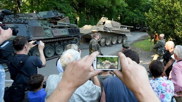 Немецкая полиция изъяла у местного жителя танк