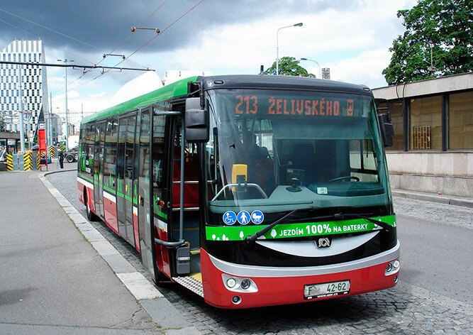 В Праге испытывают новый электробус