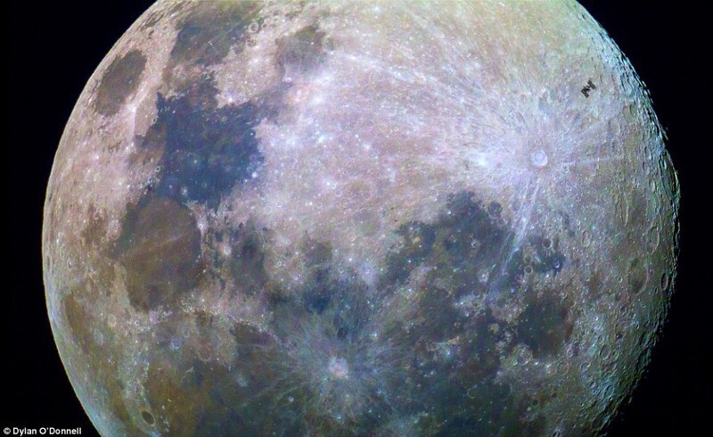 Астроном-любитель сделал потрясающее фото МКС на фоне Луны