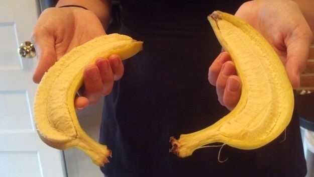 29. И, наконец, банан, который разделили пополам... в длину