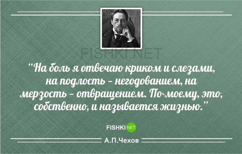 25 гениальных цитат А.П.Чехова 