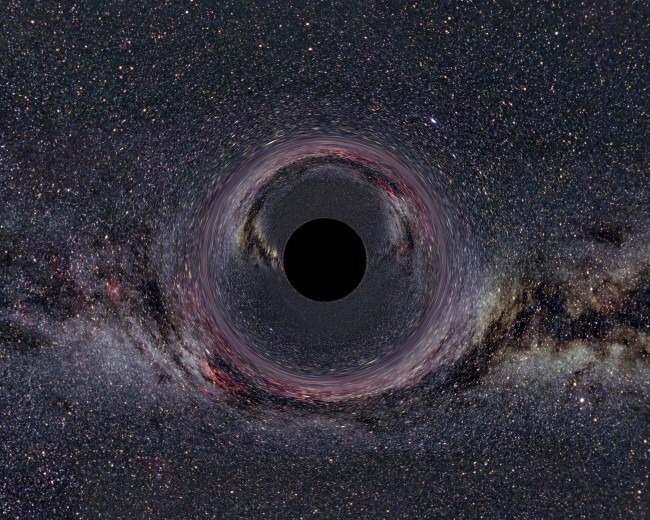 Влияние черных дыр на пространство и время