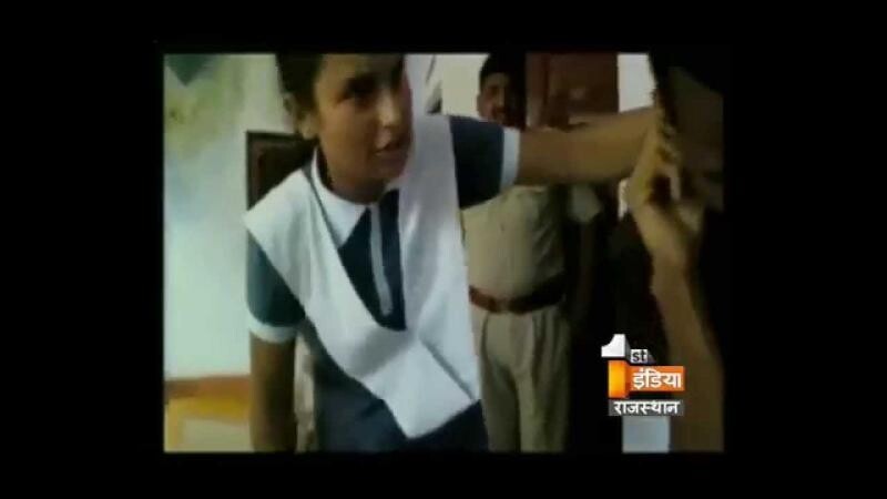 Индийская девушка избила парня за домогательство 
