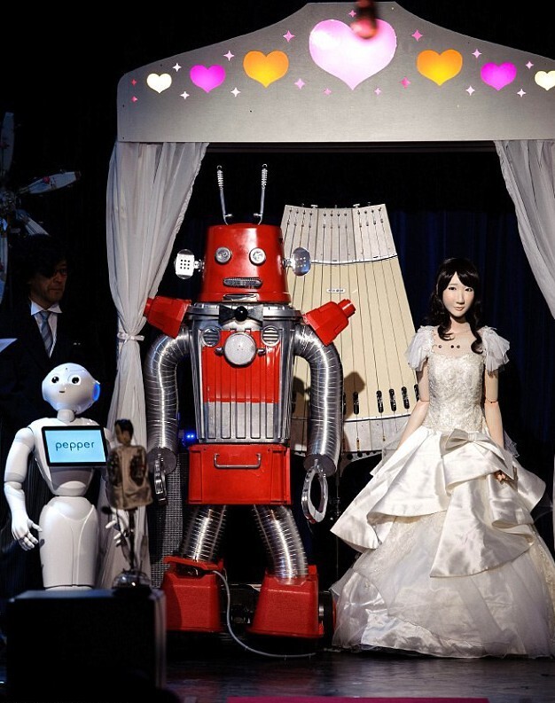 Насыщенная жизнь роботов: свадьбы, бои, телешоу