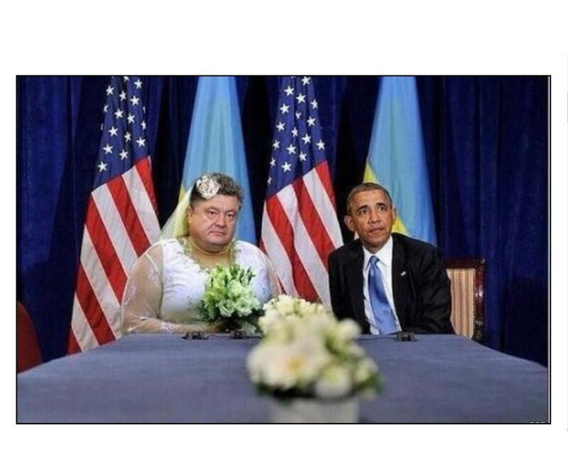 Мультипликатор Snowman поженил Обаму и Порошенко