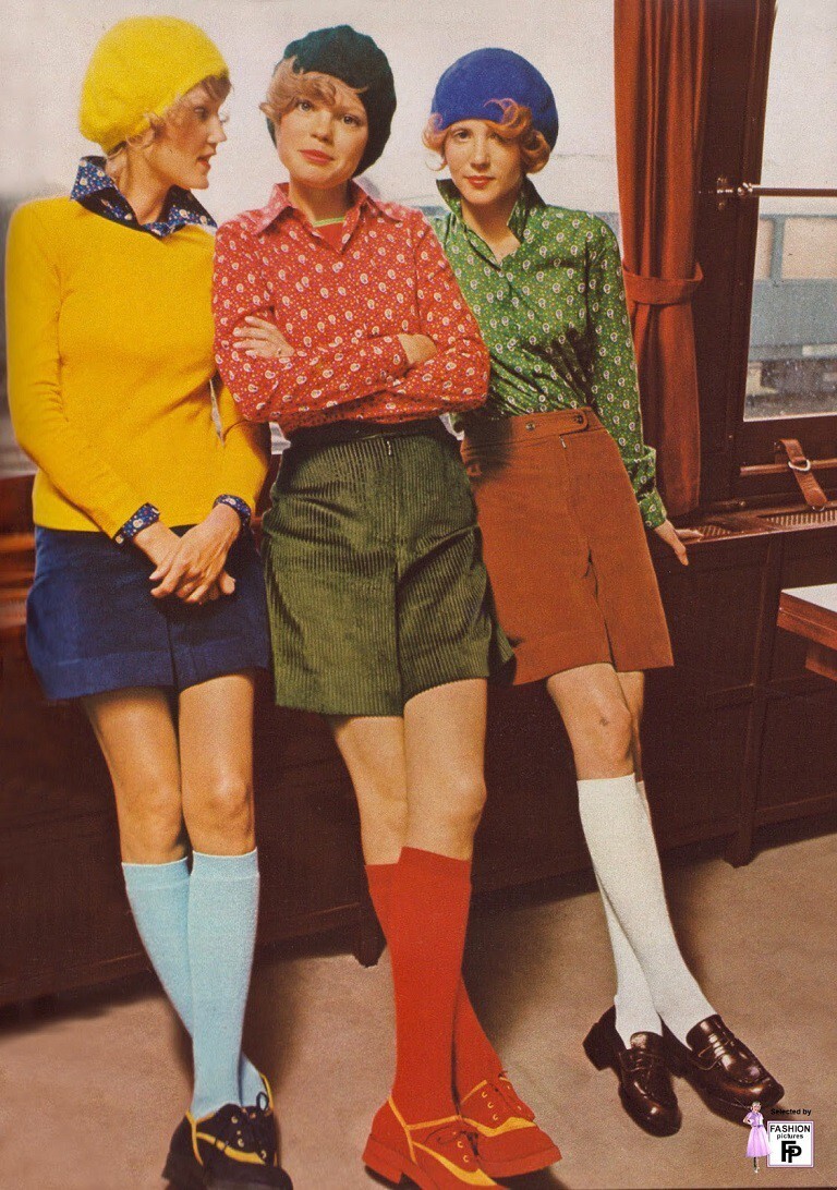 Женская мода 70е 80е