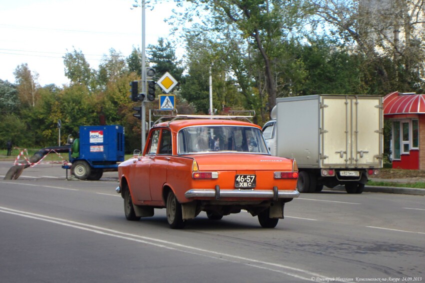 Москвичи-412 в Комсомольске-на-Амуре