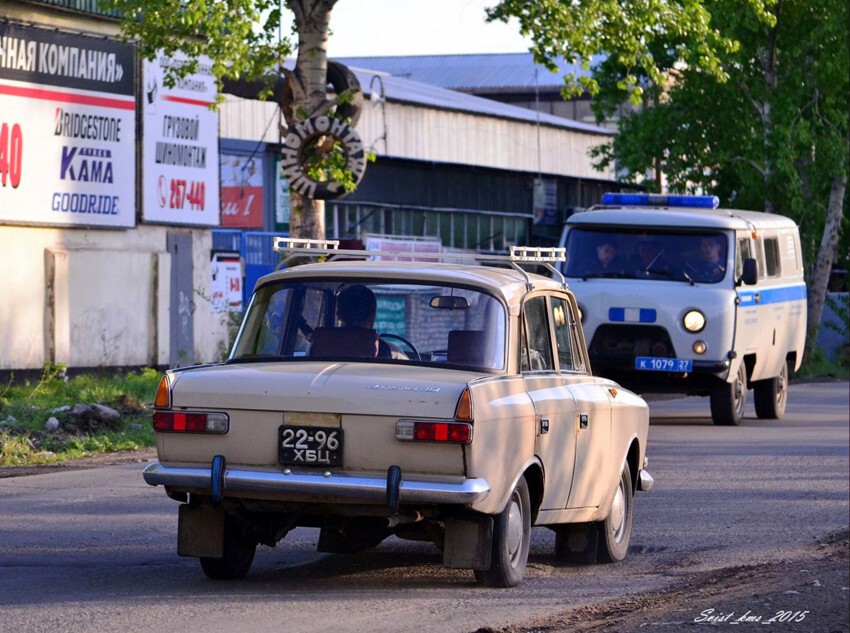 Москвичи-412 в Комсомольске-на-Амуре