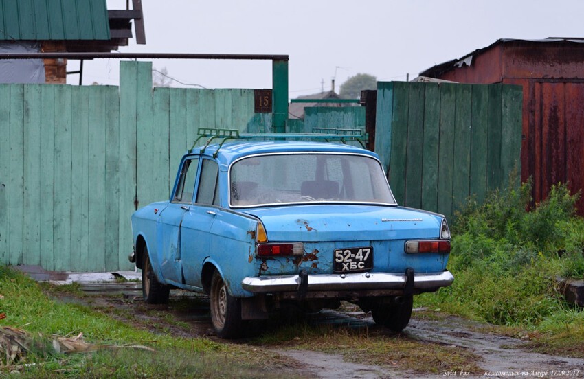 Москвичи-412 в Комсомольске-на-Амуре