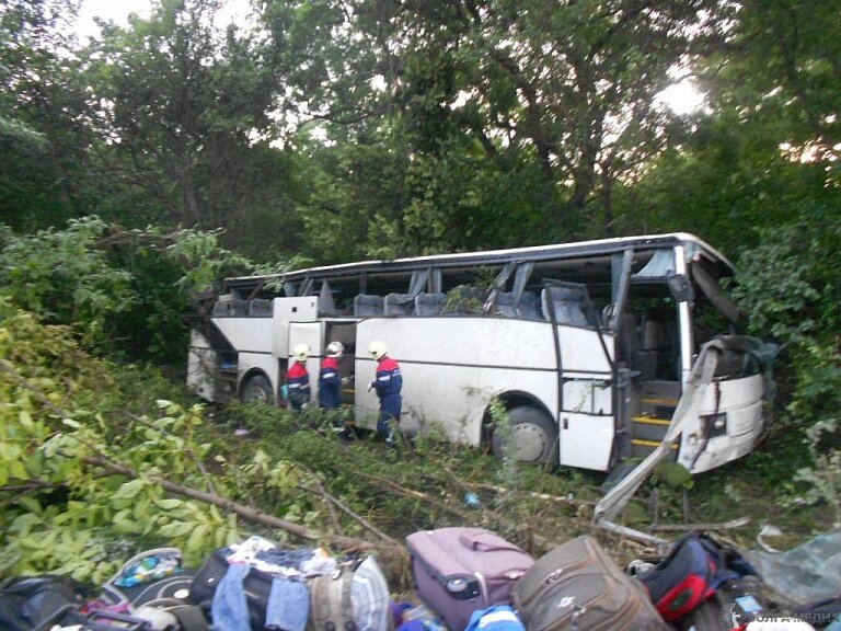 При столкновении автобусов в Красноярском крае погибли  11 человек