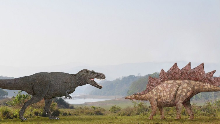 15. Между существованиями Тираннозавра Рекса и Стегозавра гораздо больше времени, чем между Тираннозавром Рексом и нами
