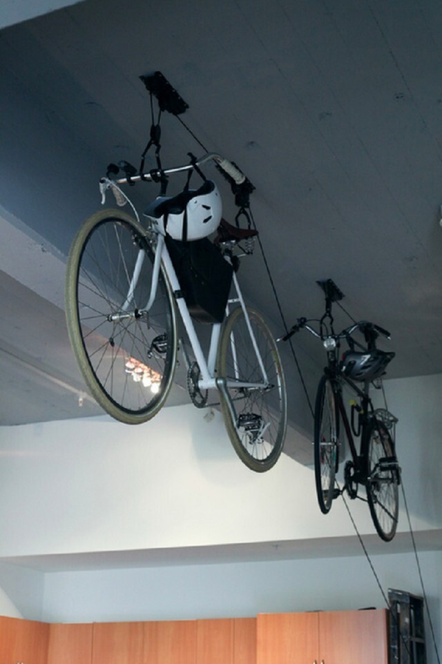 Где парковать велосипед в маленькой квартире