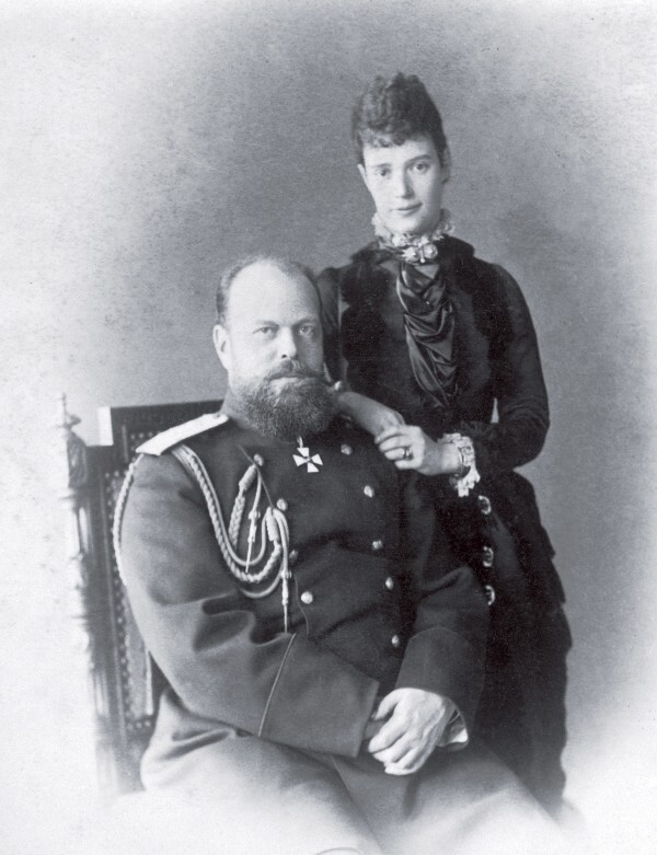 Александр III и императрица Мария Фёдоровна. Петербург. 1886 г