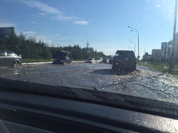 В Нижневартовске прошел дождик