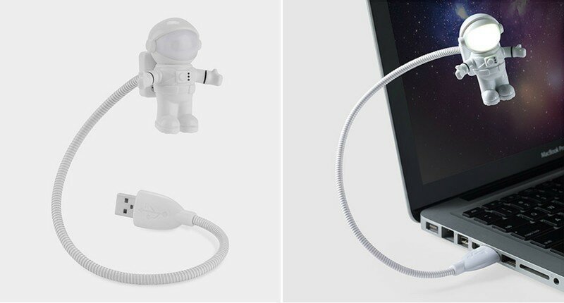 1. USB-светильник в виде летающего космонавта