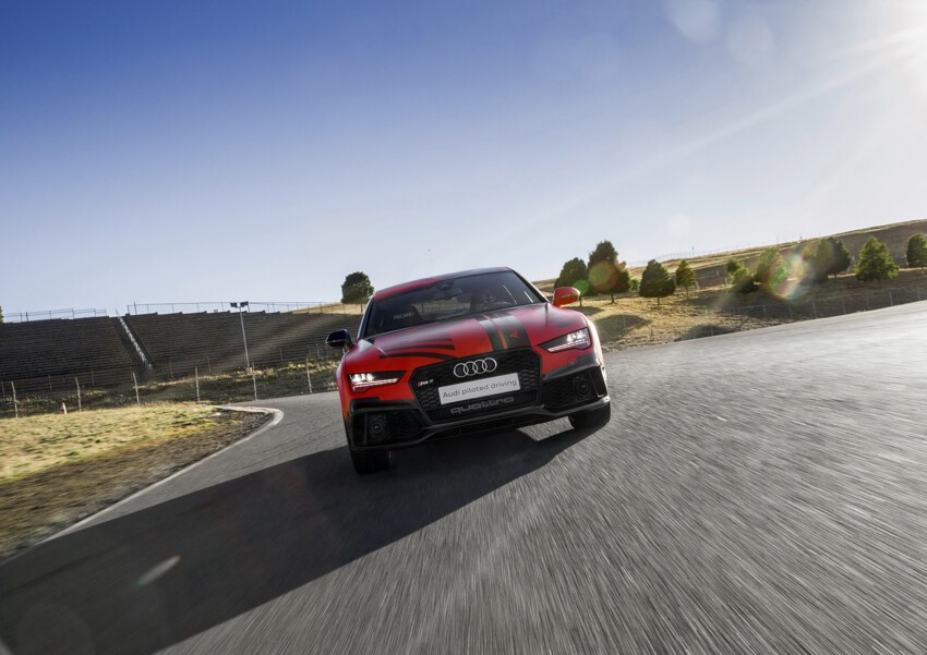 Новый рекорд беспилотного Audi RS7