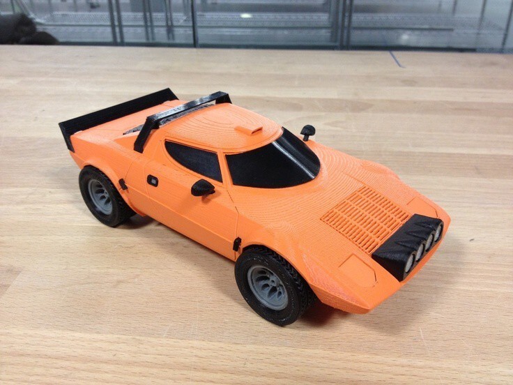 8. Модель Lancia Stratos.